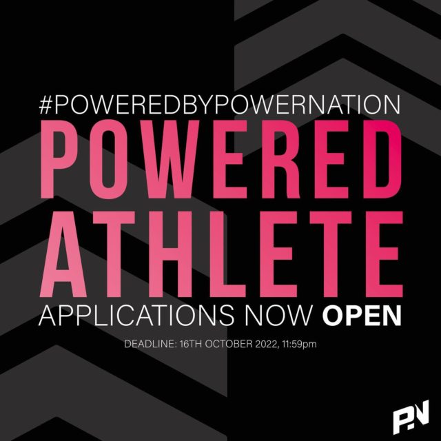It’s finally time… Applications to become a Powered Athlete are now OPEN💗🖤 We can’t wait to see everyone’s applications and kick of this season’s Powered Athlete Programme🔝 #poweredbypowernation
Head to the link in our bio to apply📲 
Application deadline: Oktober 16th, 2022.