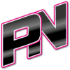 PN logo in black and pink