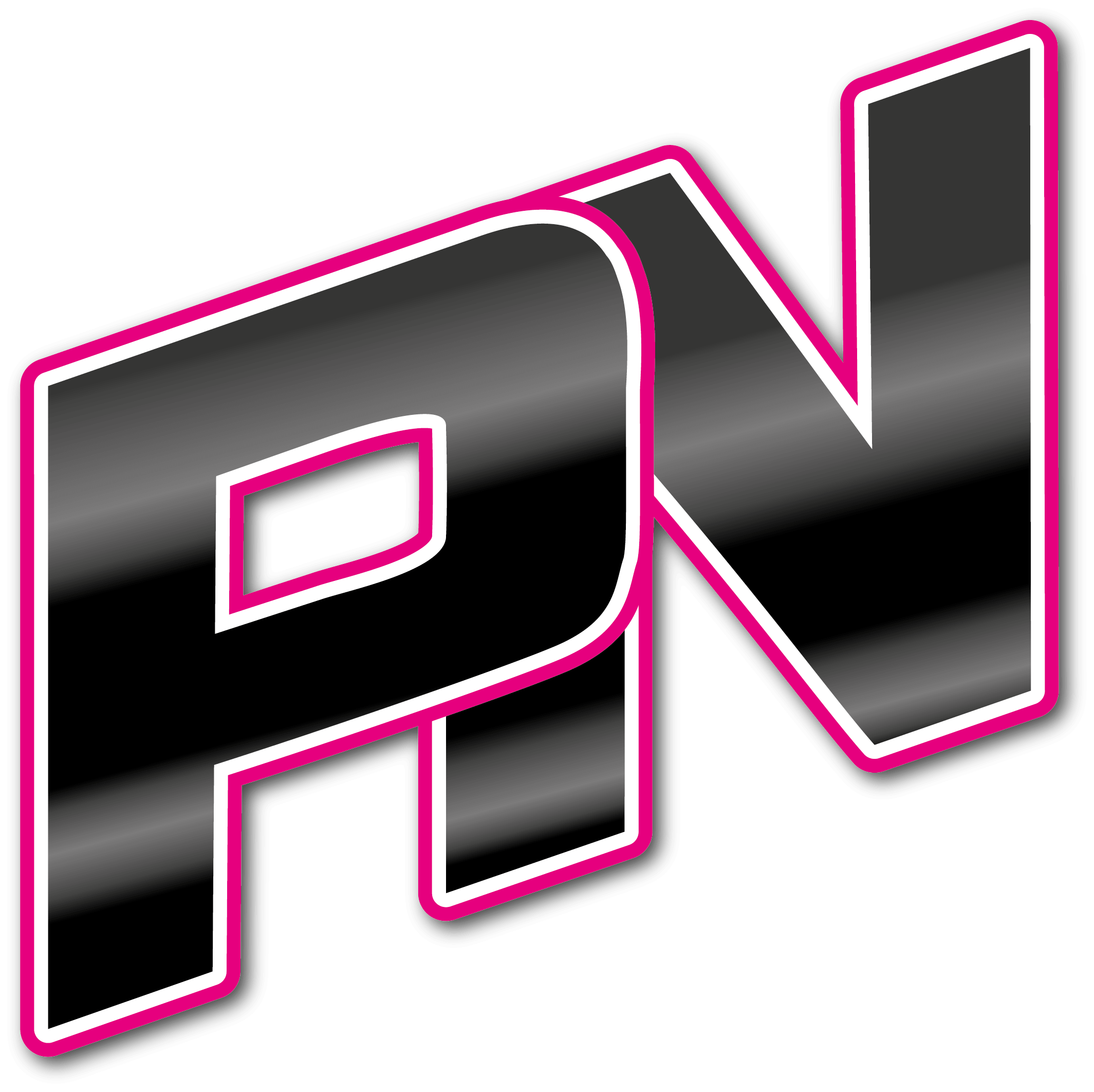 Logo PN en noir et rose