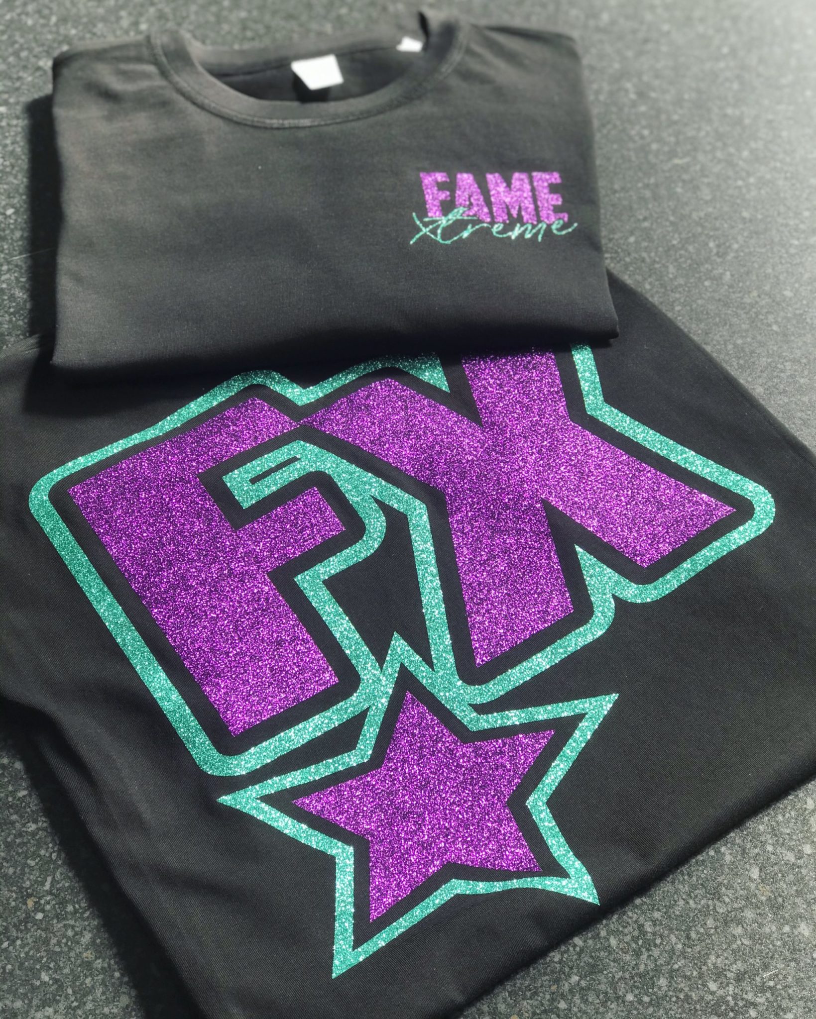 Vinyl, Embroidery & Rhinestones Cheer Uniforms Power Nation