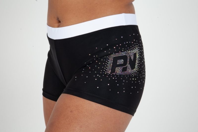 PN Sparkle shorts close up