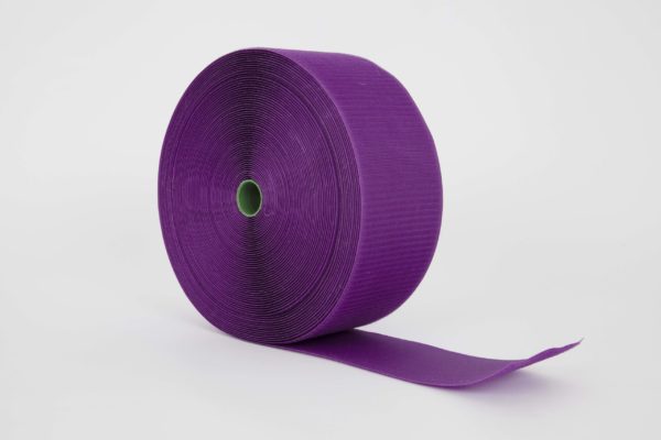 Hook fastening velcro Purple