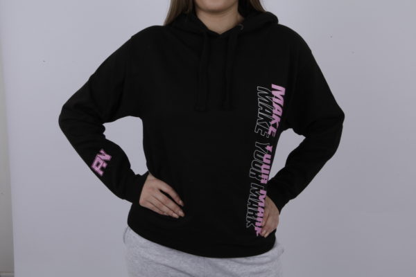 PN Make Your Mark Hoodie – Black and Pink