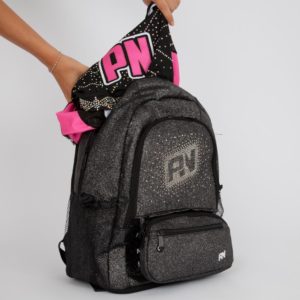 all-black cheer backpack