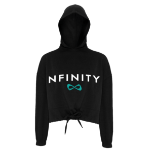 Nfinity Cropped Hoodie Black